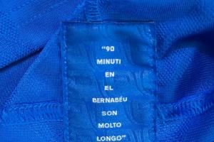 皇马新赛季第三客场球衣将印上经典言论：伯纳乌的90分钟非常漫长